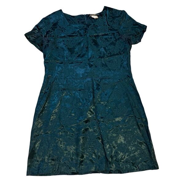Vintage Emerald Green Dress - Picture 1 of 6
